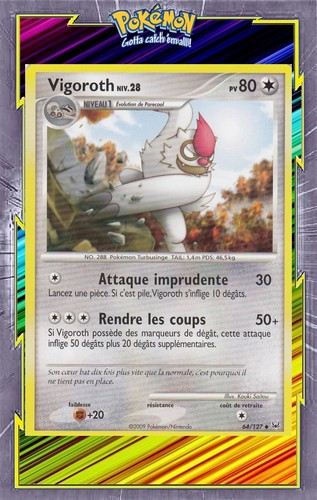 Vigoroth platine 64 127 - -, 64/127