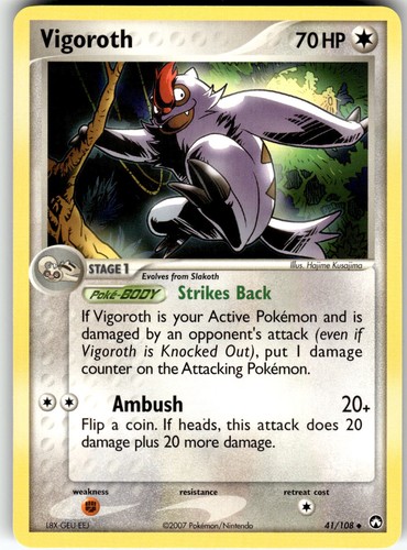 Vigoroth power keepers 108 - vigoroth,