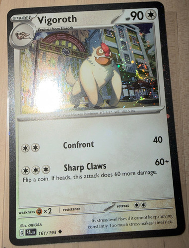 Pokemon vigoroth cosmo holo - pokemon,