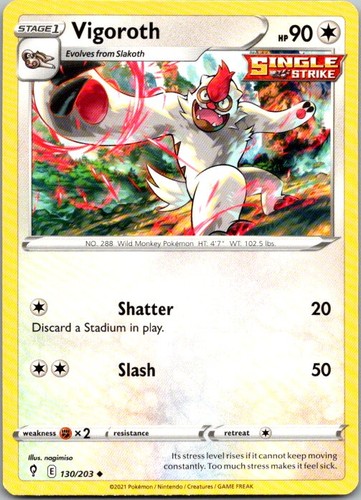 Vigoroth 130 203 - 130/203, uncommon