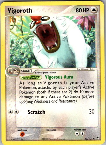 Vigoroth 107 uncommon - vigoroth,