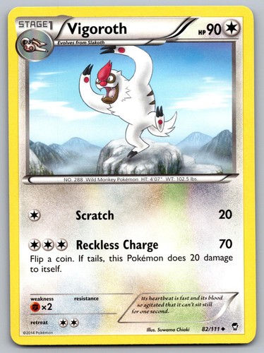 Vigoroth 111 uncommon - 82/111,