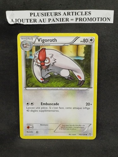 Carte pokémon vigoroth - carte,