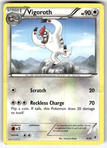 Pokemon vigoroth 30 - vigoroth, 4/30