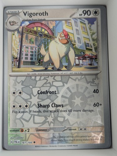 Vigoroth 161 193 uncommon - 161/193,