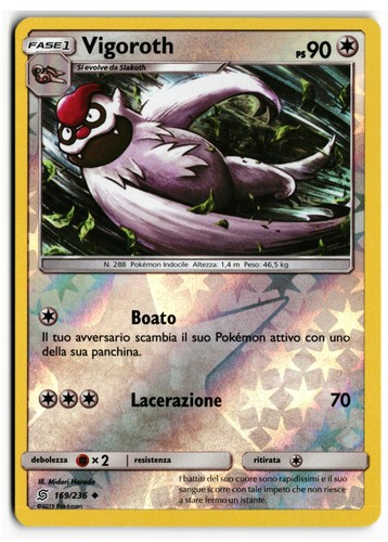 Pokémon vigoroth 169 236 - vigoroth, 169/236