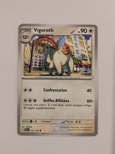 Carte pokémon vigoroth - carte,