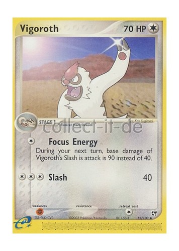 Pokemon 100 vigoroth ex - vigoroth,