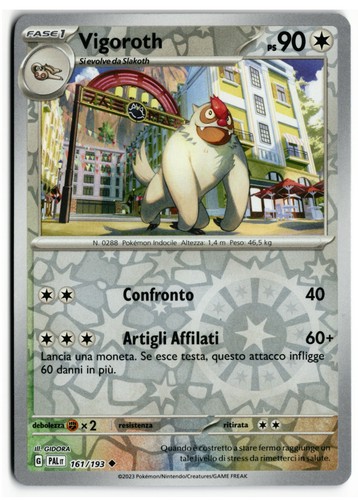 Pokémon vigoroth 161 - pokémon, 161/193