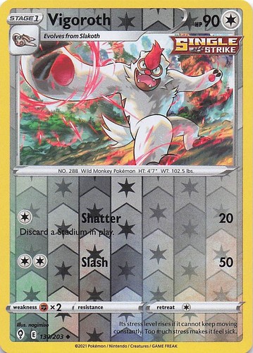 Vigoroth uncommon reverse holo - vigoroth,