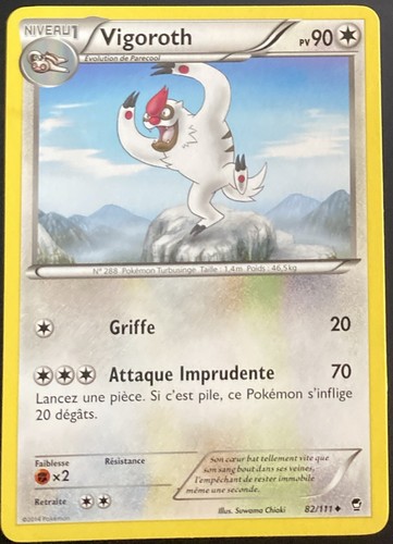 Carte pokemon vigoroth 111 - pokemon,