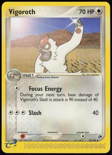 Vigoroth 100 sandstorm - vigoroth, 52/100