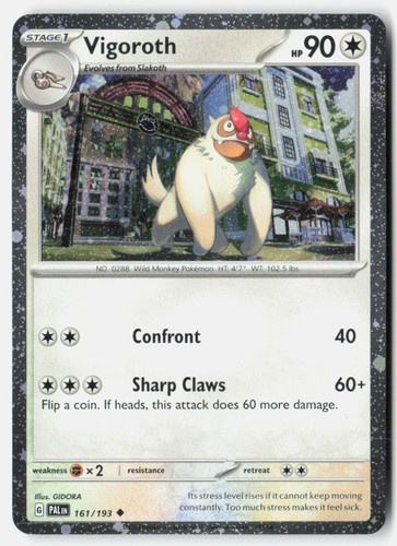 Vigoroth 161 193 - (cosmos, holo)